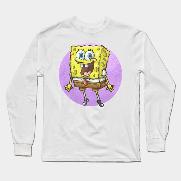 Spongebob Squarepants Long Sleeve T-Shirt by dbcreations25